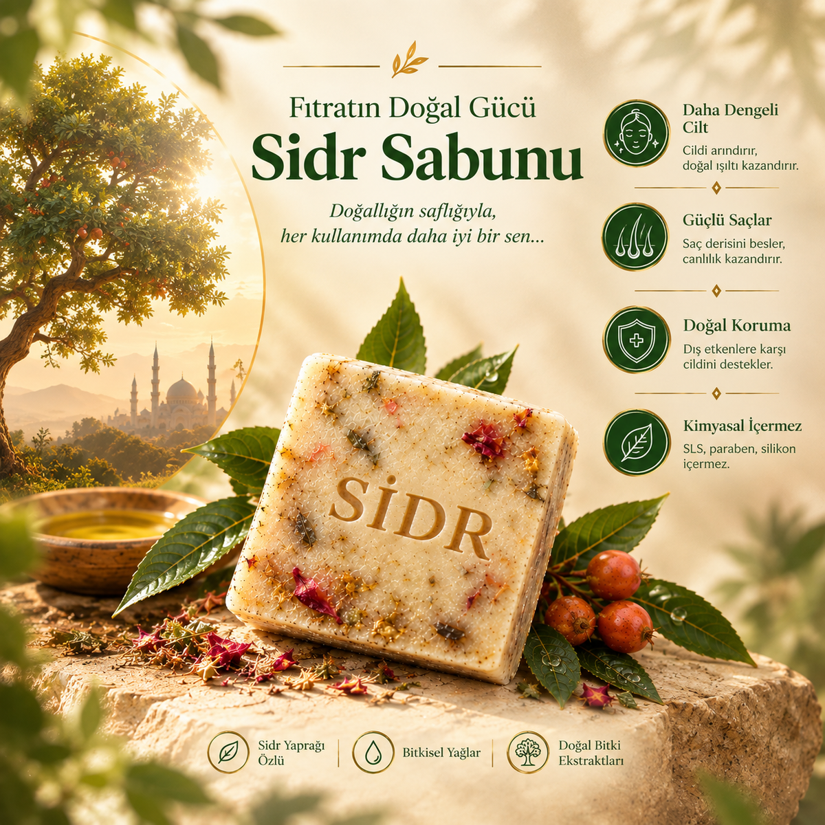 Bedene Şifa, Ruha Ferahlık Veren Sidr Sabunu